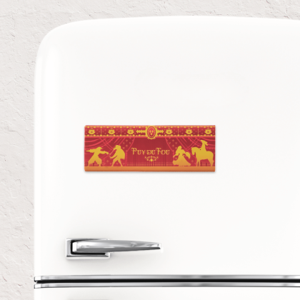 Magnet rouge Mousquetaire de Richelieu - sur frigo