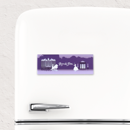 Magnet violet les Noces de Feu - sur frigo