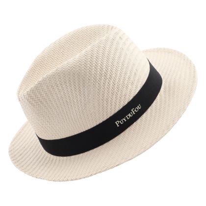 Chapeau panama beige puy du fou