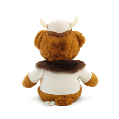 Peluche ours Viking - de dos