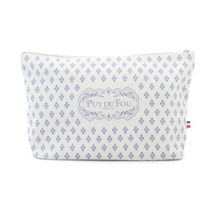 Pochette Puy du Fou 1900 bleue - de face