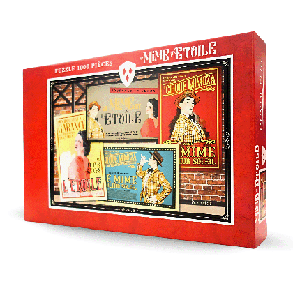 Puzzle le Mime et l'Etoile 1000 pièces - de face 3/4