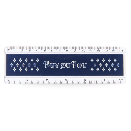 Règle Puy du Fou 1900 bleue