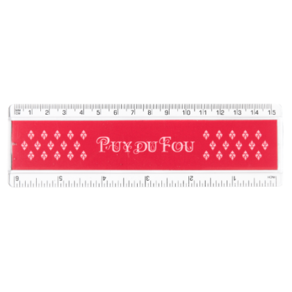 Règle Puy du Fou 1900 rose - image détourée