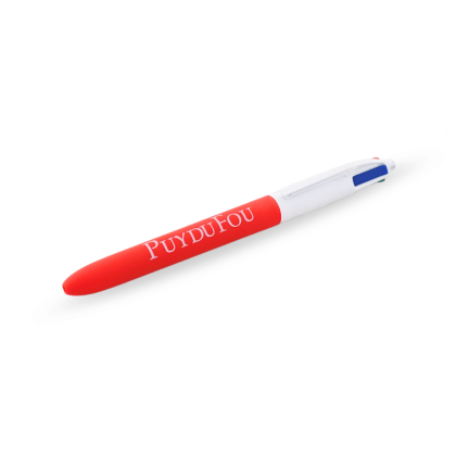 Stylo 4 couleurs rouge
