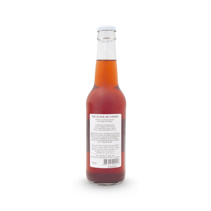 Thé glacé au cassis - bouteille de dos