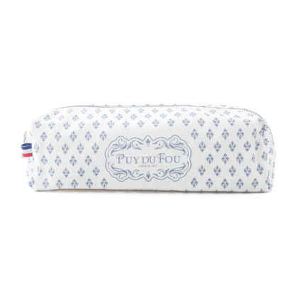 Trousse Puy du Fou 1900 bleue - fermée de face