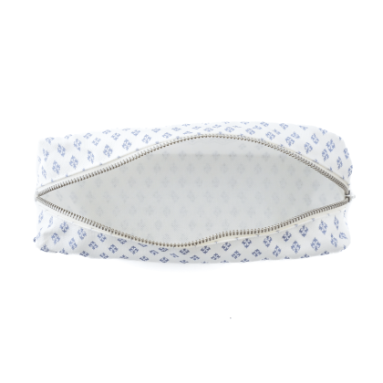 Trousse Puy du Fou 1900 bleue - ouverte vue du dessus