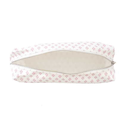 Trousse Puy du Fou 1900 rose - ouverte vue du dessus