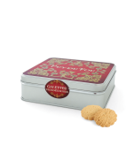 Boîte de galettes vendéennes Armoiries Ornements - de biais avec biscuits sorti