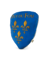 Bouclier en mousse bleu - de biais