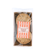 Galettes aux éclats de caramel - face