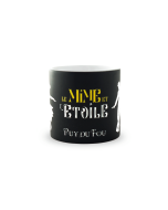 Mini mug noir le Mime et l'Etoile - face texte