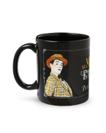 Mug noir le Mime et l'Etoile - profil Mimoza