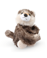 Peluche Loup clap - bracelet enroulé