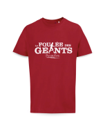 T-shirt rouge Foulée des Géants