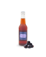 Thé glacé au cassis - bouteille de face avec cassis