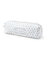 Trousse Puy du Fou 1900 bleue - fermée de biais