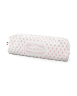 Trousse Puy du Fou 1900 rose - fermée de biais