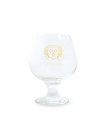 Verre à cognac blason du puy du fou - de face