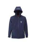 Veste softshell bleue marine pour femme - de face