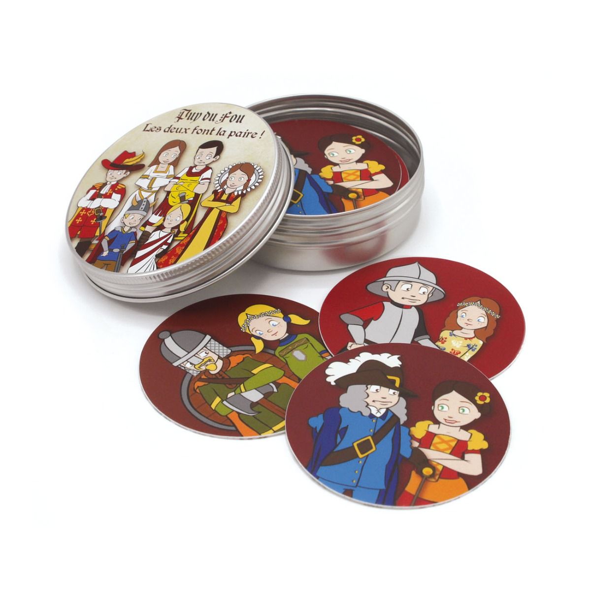 Jeu mémo les familles du Puy du Fou