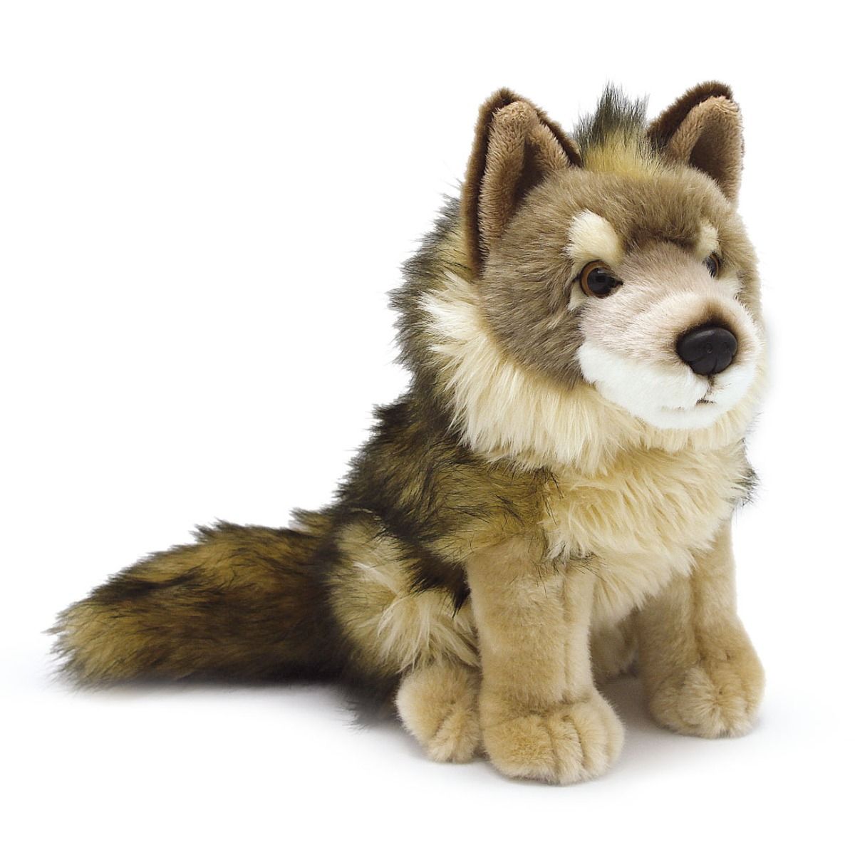 Peluche loup brun