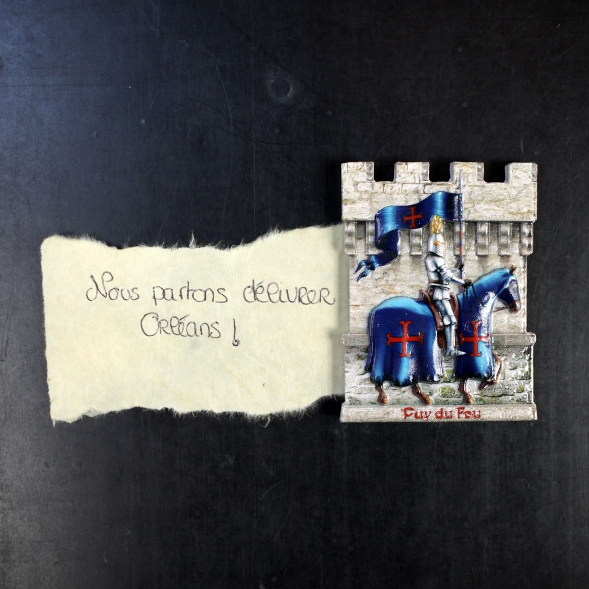 Aimant Chevalier bleu Orléans