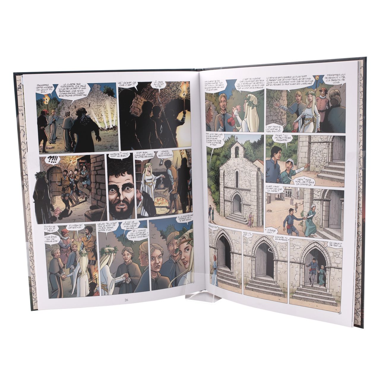 Pages BD Le sang des Chevaliers