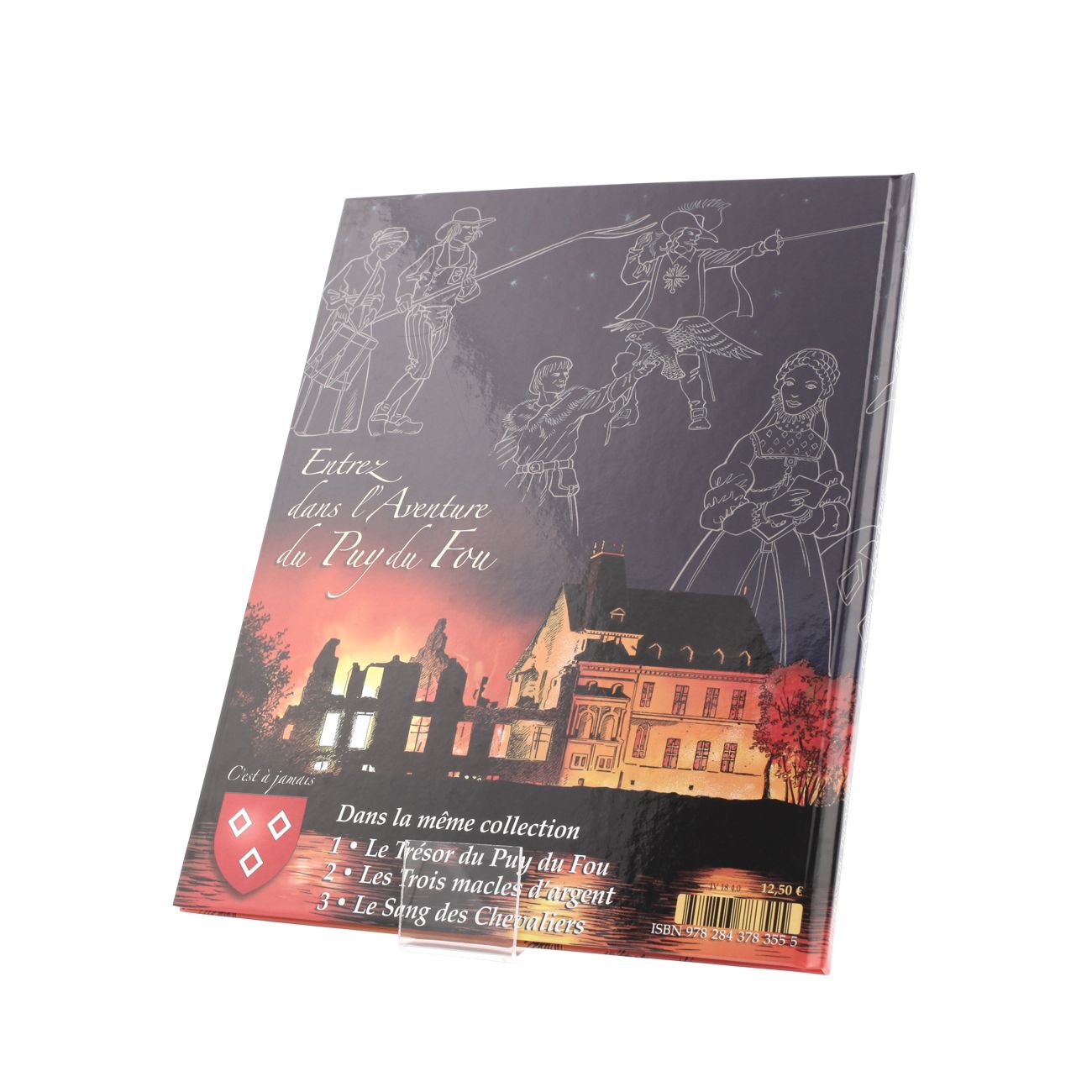 Dos BD Le Trésor du Puy du Fou