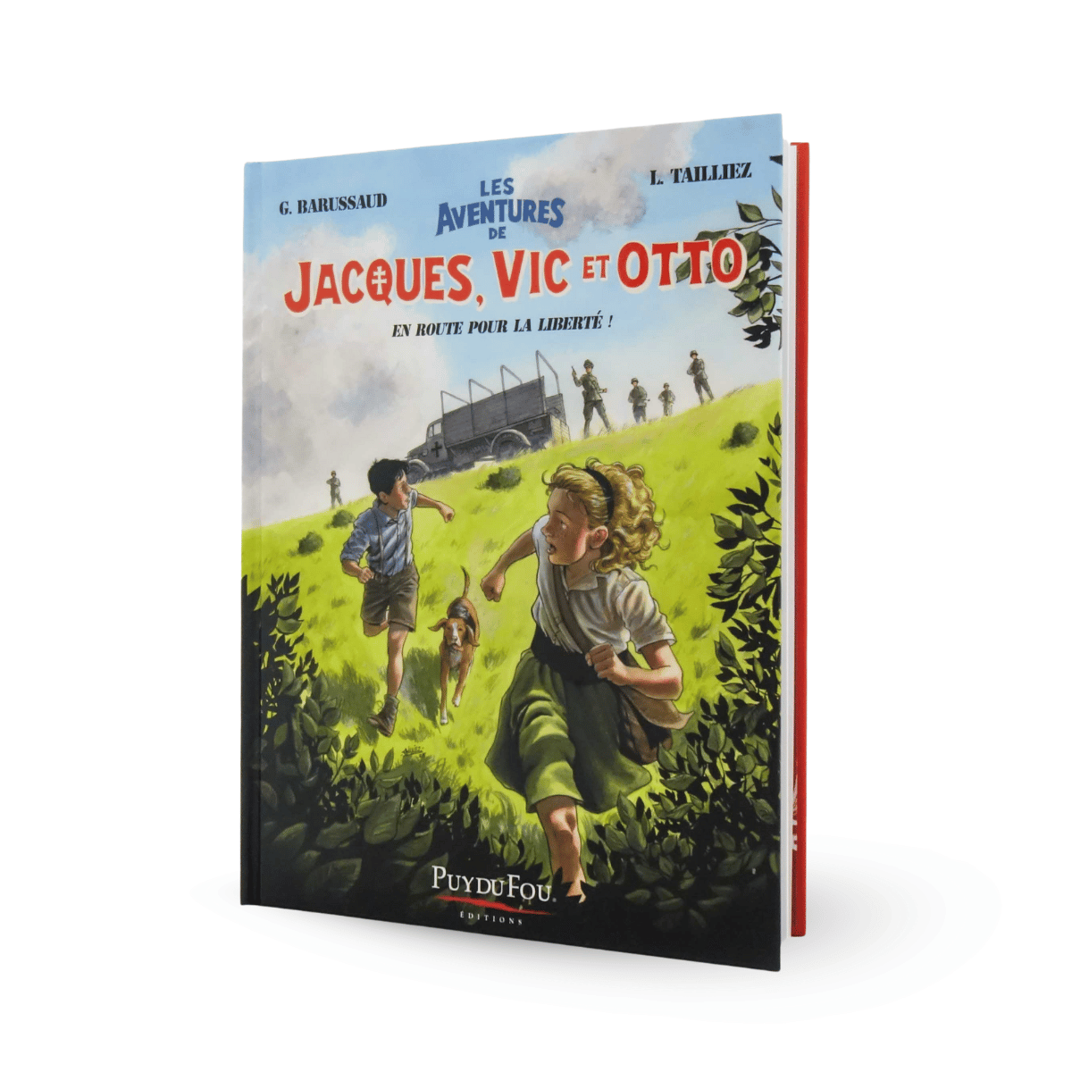 BD Jacques, Vic et Otto - livre de biais