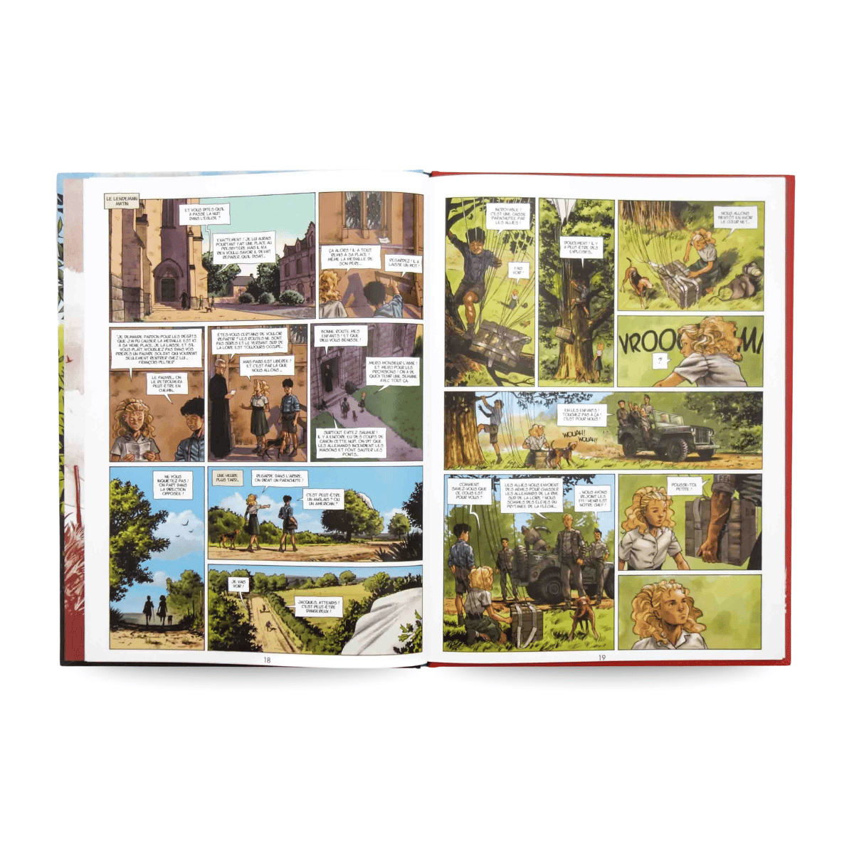 BD Jacques, Vic et Otto - livre ouvert