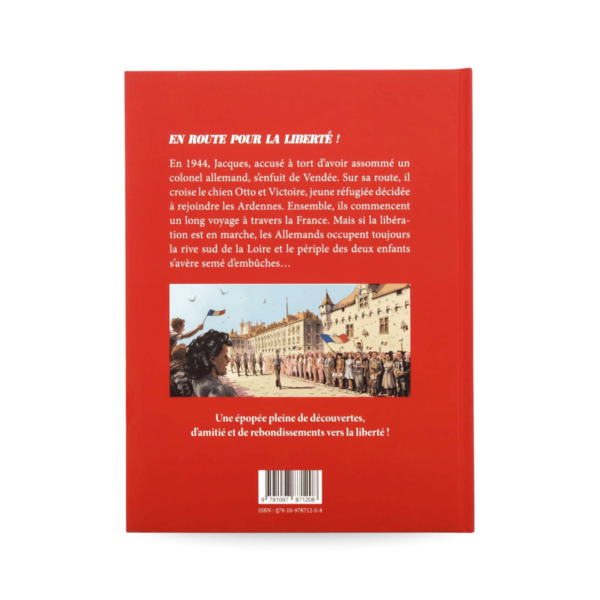 BD Jacques, Vic et Otto - livre de dos avec résumé