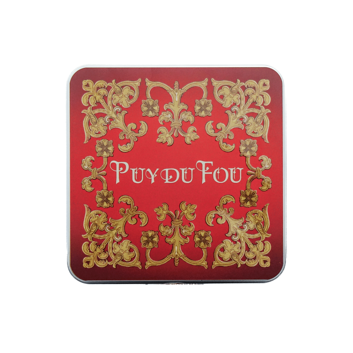 Boîte de galettes vendéennes Armoiries Ornements - couvercle de la boîte