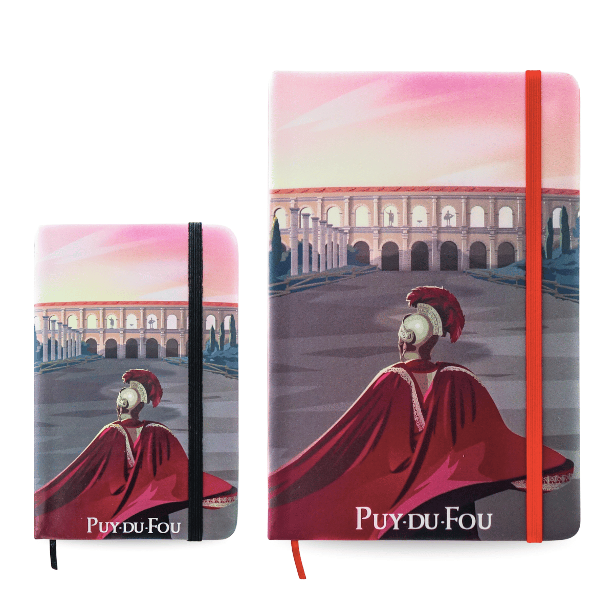 Carnets le Signe du Triomphe A5 et A6 - côte à côte de face