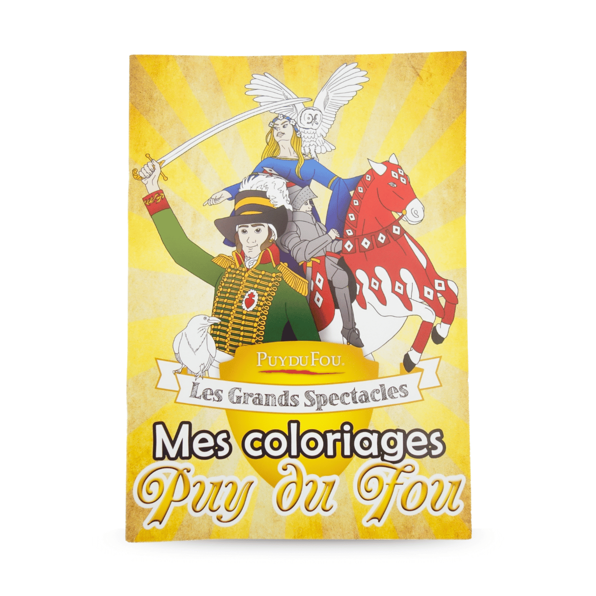 Coloriages Puy du Fou, les grands spectacles - de face