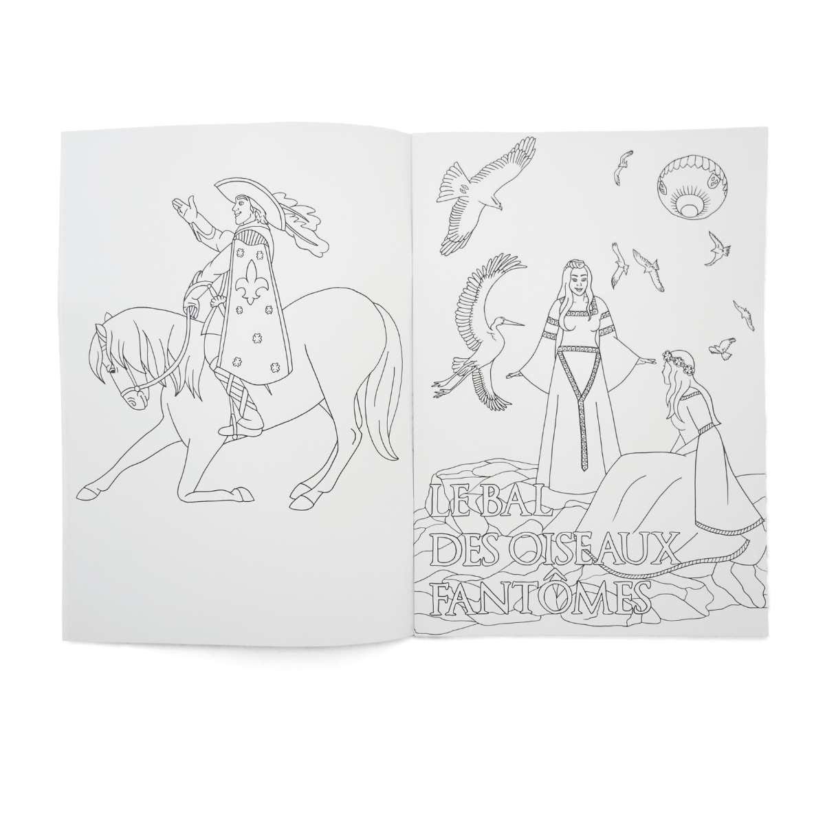 Coloriages Puy du Fou, les grands spectacles - ouvert fond blanc
