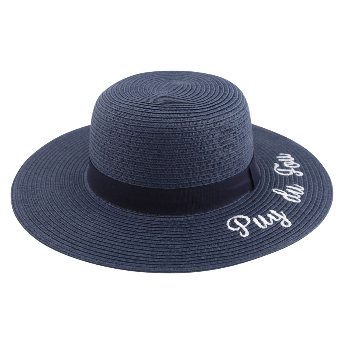Chapeau capeline bleu marine puy du fou