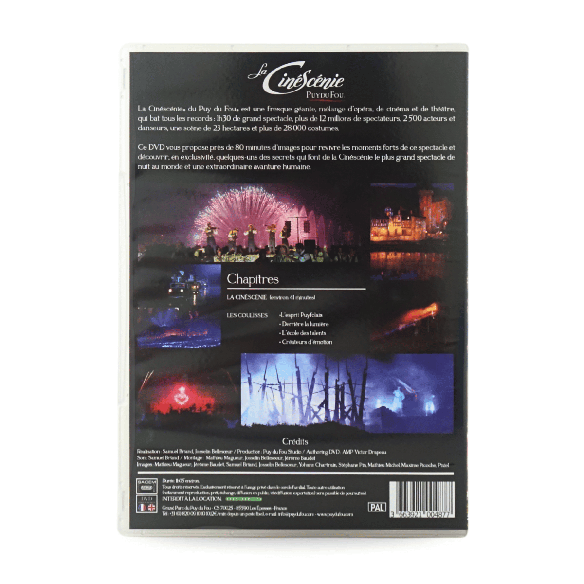 DVD Cinéscénie - de dos