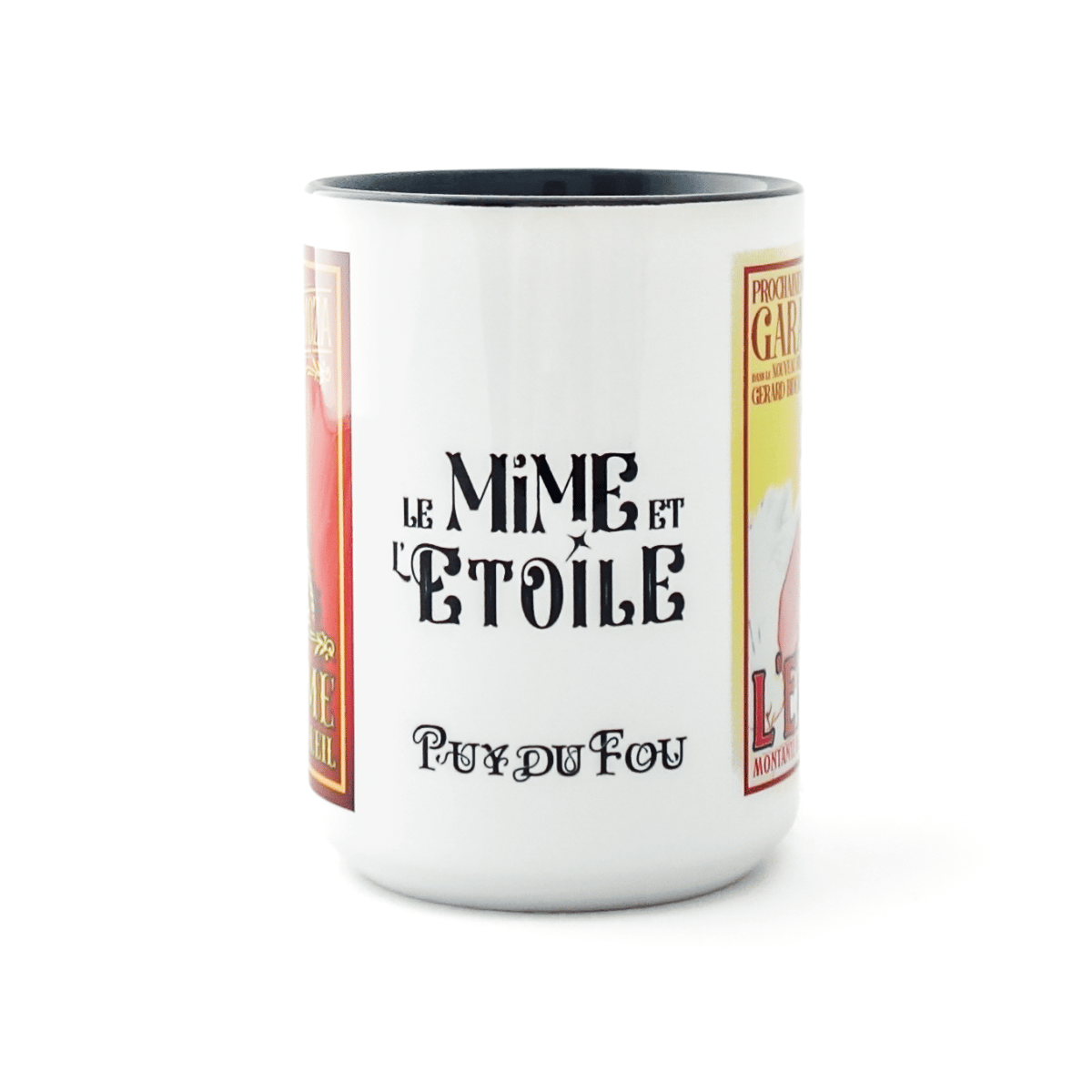 Grand mug affiches le Mime et l'Etoile - côté texte