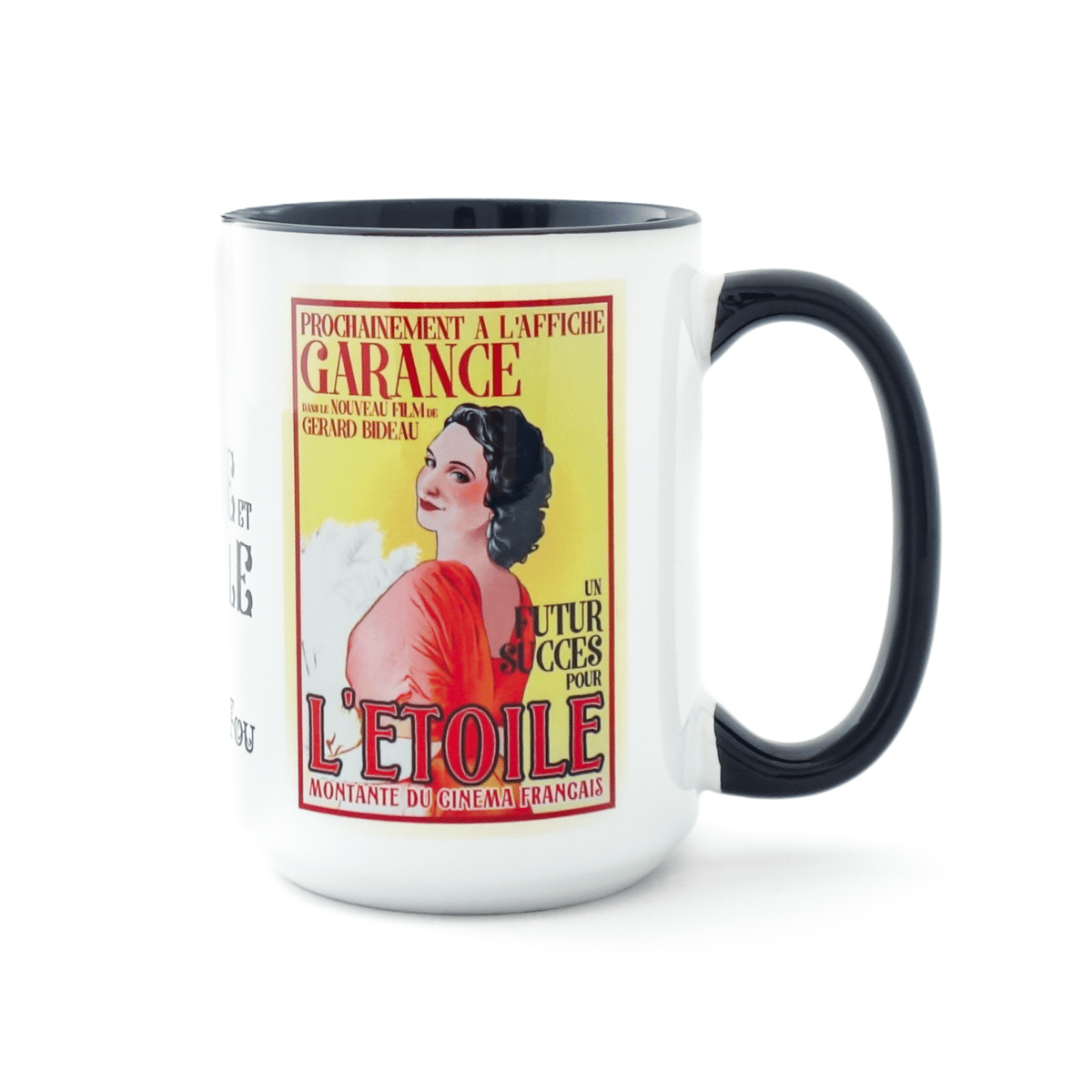 Grand mug affiches le Mime et l'Etoile - côté étoile