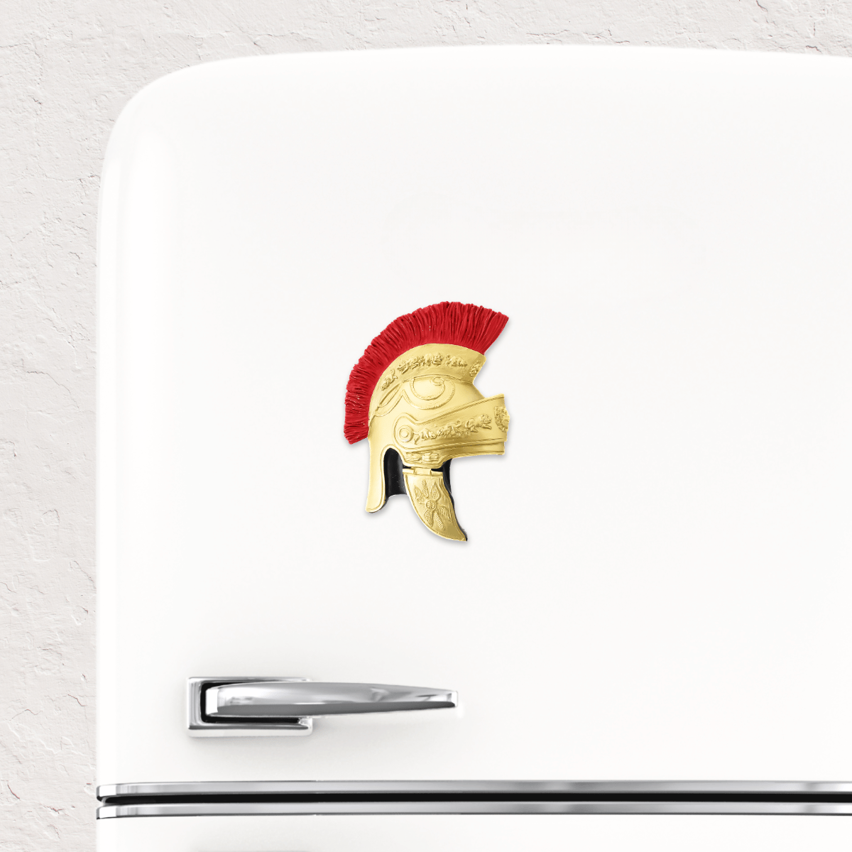 Magnet casque romain - sur frigo