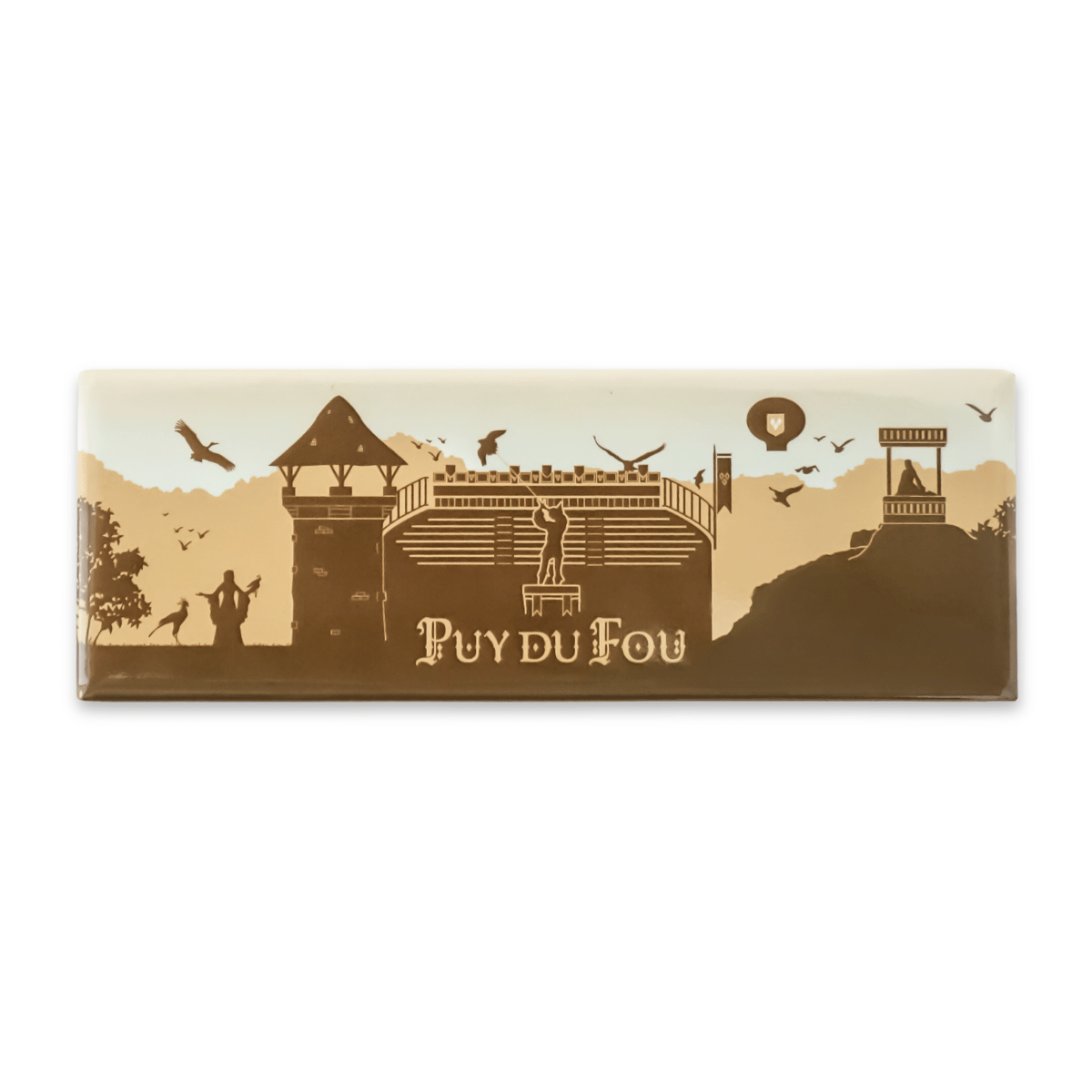 Magnet marron le Bal des Oiseaux Fantômes