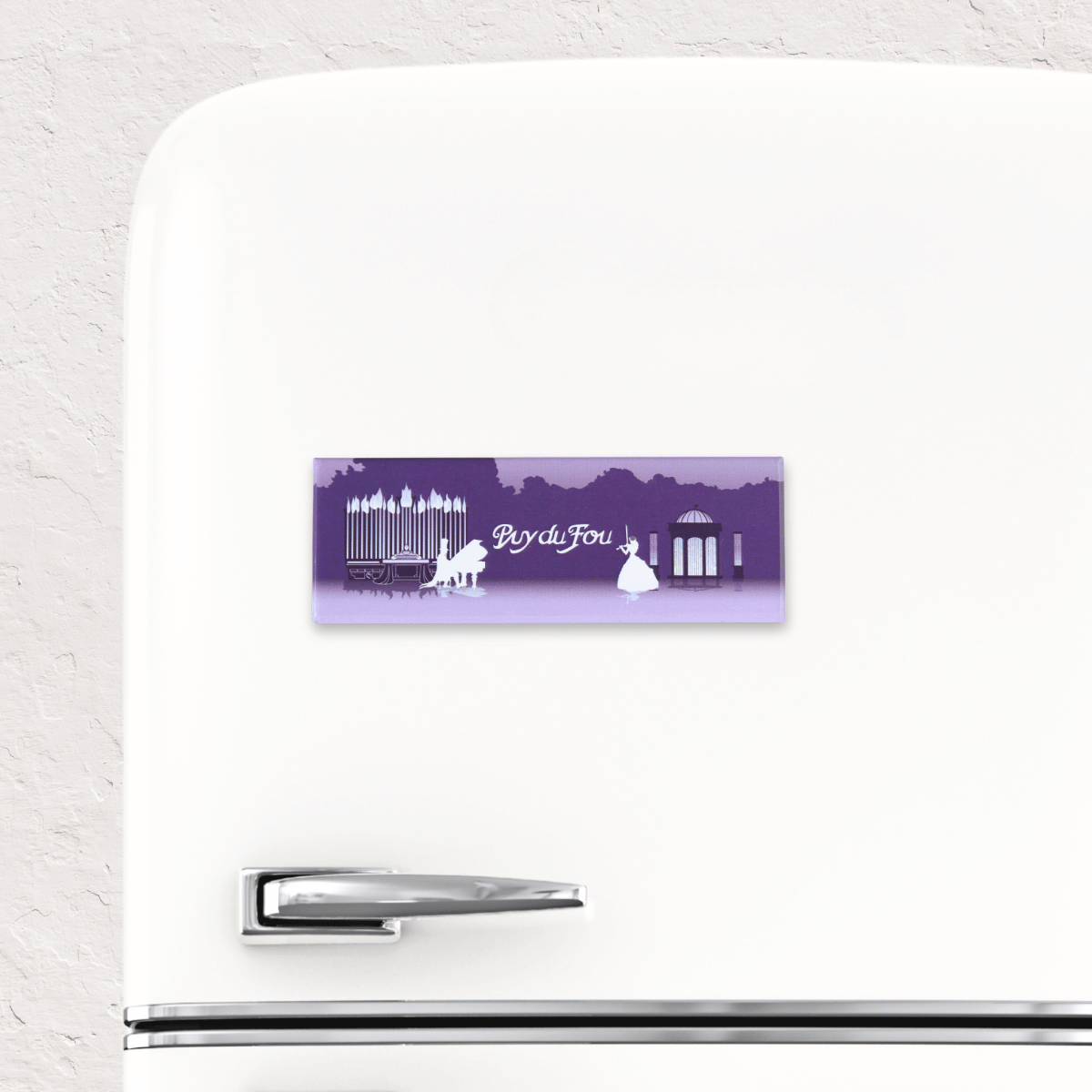 Magnet violet les Noces de Feu - sur frigo