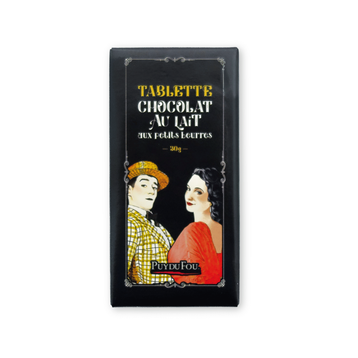Mini tablette de chocolat le Mime et l'Etoile - recto