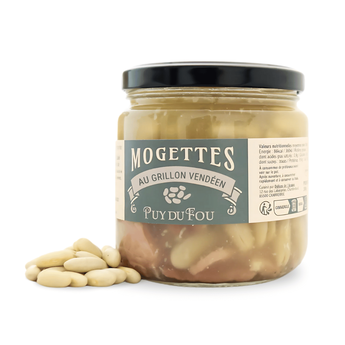 Mogette au jambon de Vendée - produit de face 3/4