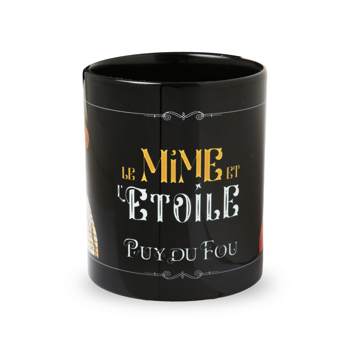 Mug noir le Mime et l'Etoile - texte