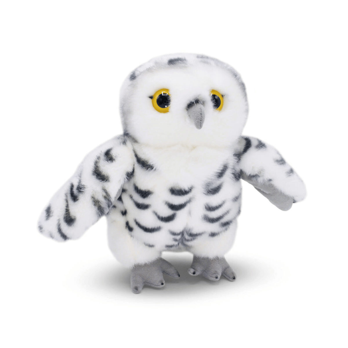 Peluche chouette harfang 20 cm - de biais