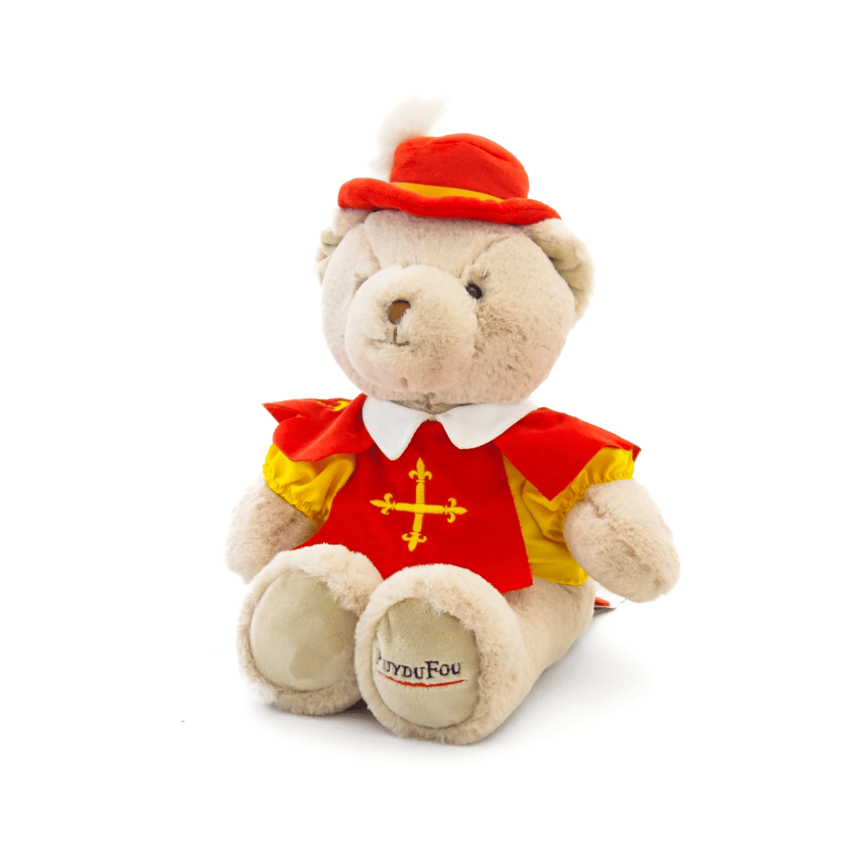 Peluche ours Mousquetaire - de côté