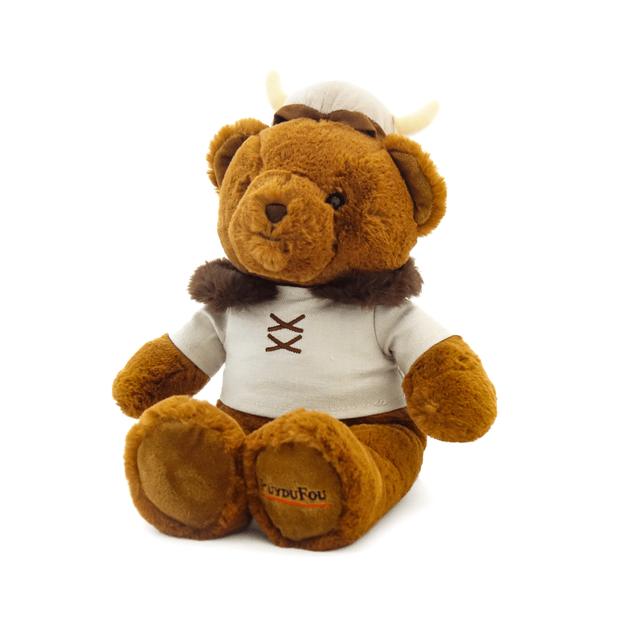 Peluche ours Viking - de côté